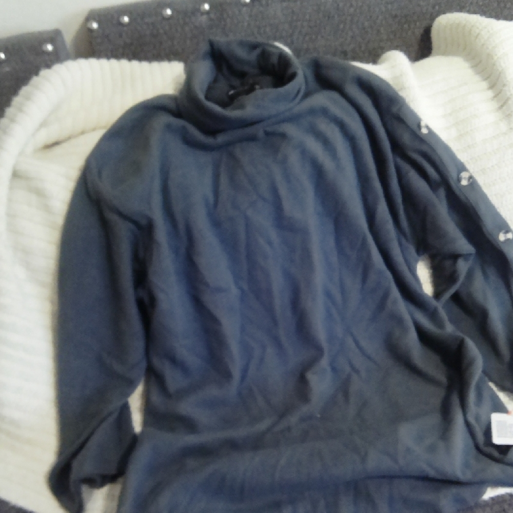 ASOS Navy Turtleneck Sweater